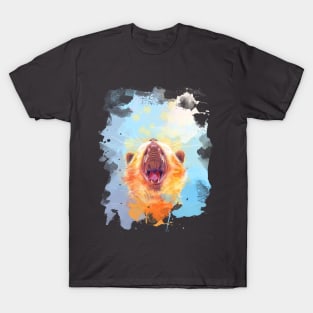 Rise and Shine, Kitty - Cat Painting T-Shirt